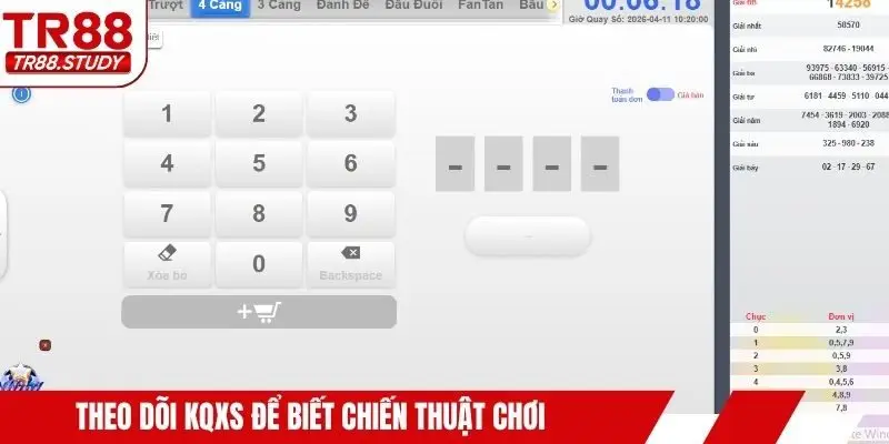 Cập Nhật KQXS Mới Nhất - Theo Dõi Nhanh Kết Quả Xổ Số TR88 - DIAMOND88.SBS